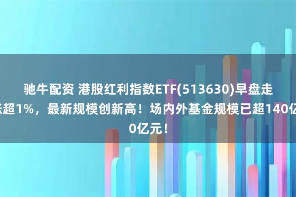 驰牛配资 港股红利指数ETF(513630)早盘走强涨超1%,最新规模创新高!场内外基金规模已超140亿元!